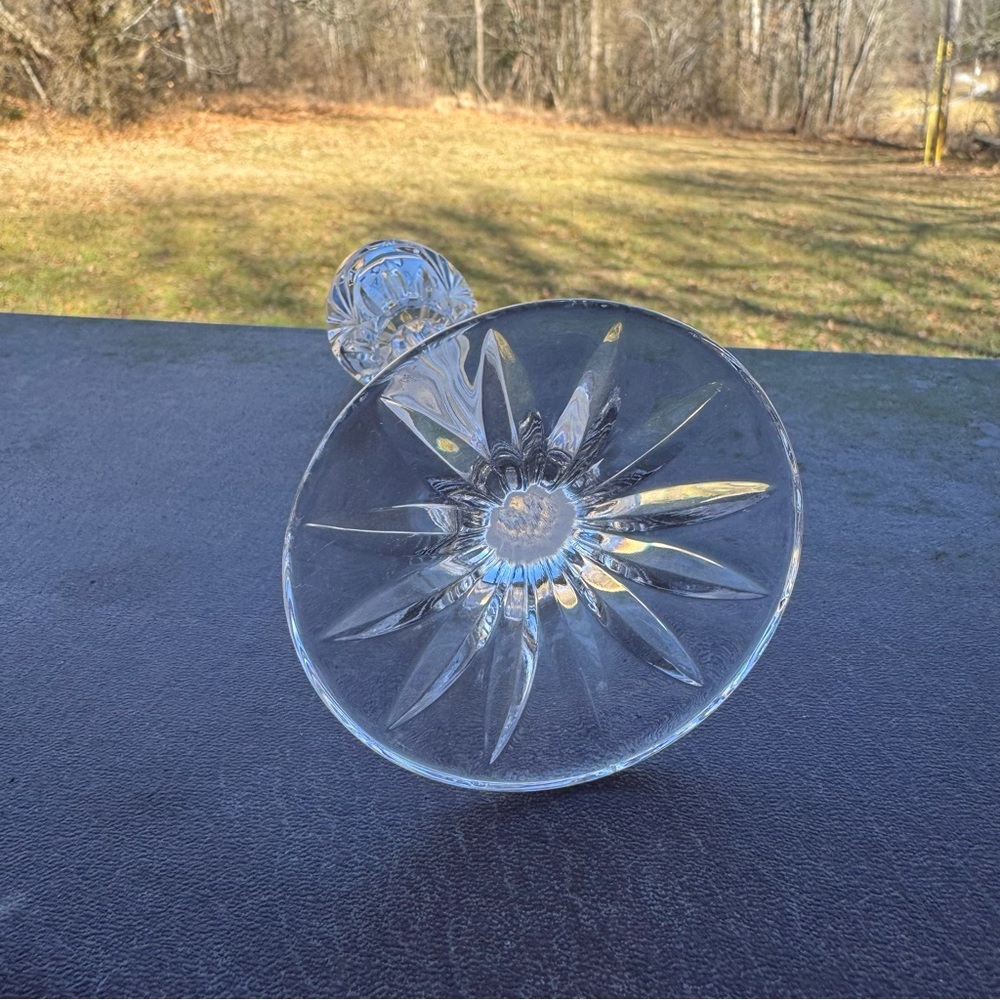 VINTAGE ONEIDA CRYSTAL CANDLESTICK - Picture 2 of 6